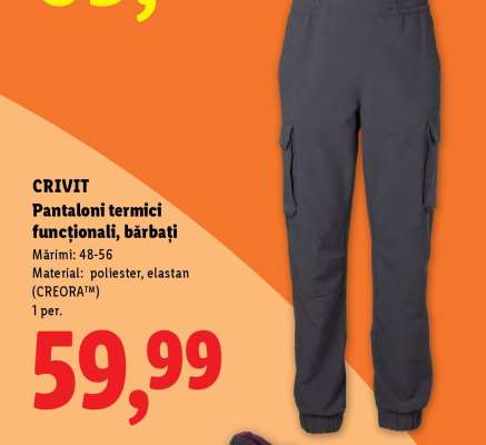 CRIVIT Pantaloni termici funcționali, bărbați