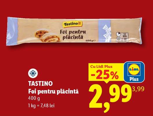 Tastino Foi pentru plăcintă