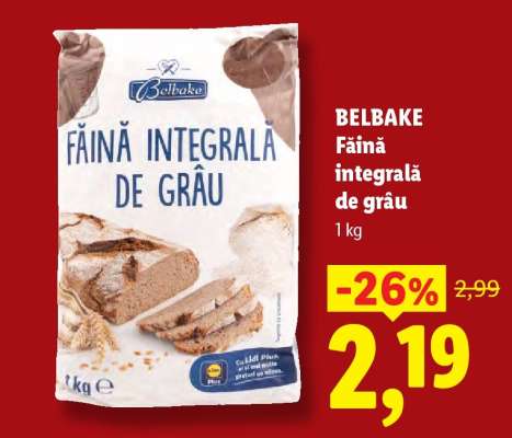 BELBAKE Făină integrală de grâu