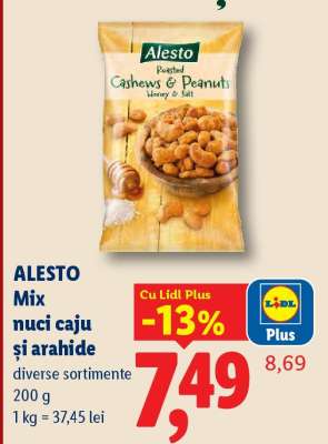 ALESTO Mix nuci caju și arahide