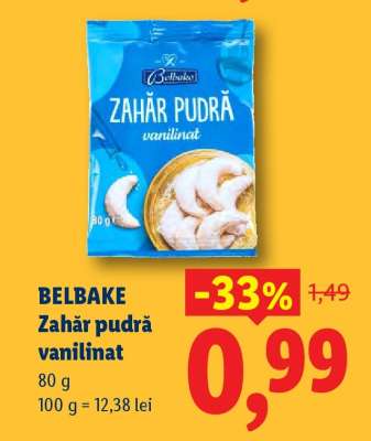 BELBAKE Zahăr pudră vanilinat