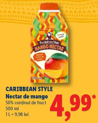 CARIBBEAN STYLE Nectar de mango