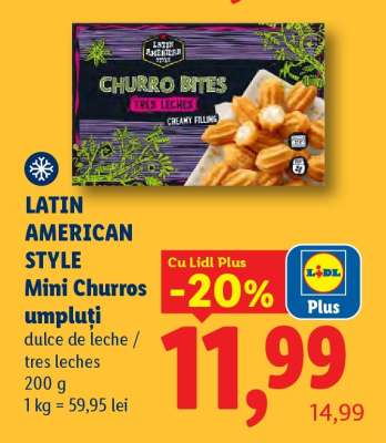 LATIN AMERICAN STYLE Mini Churros umpluți