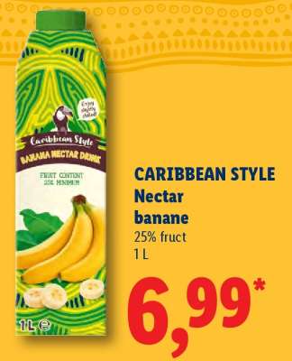 CARIBBEAN STYLE Nectar banane