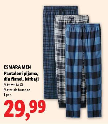 ESMARA MEN Pantaloni pijama