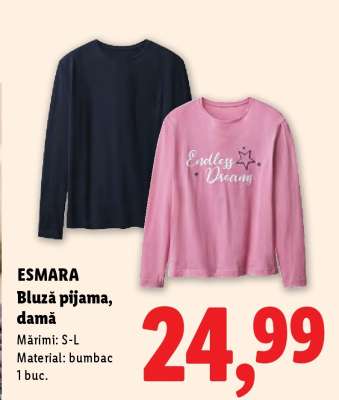 ESMARA Bluză pijama, damă