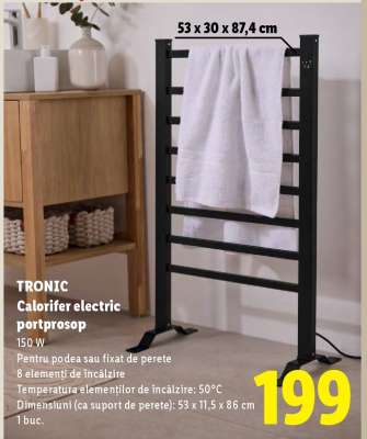 TRONIC Calorifer electric portprosop