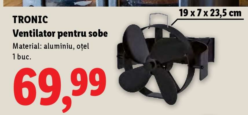 TRONIC Ventilator pentru sobe