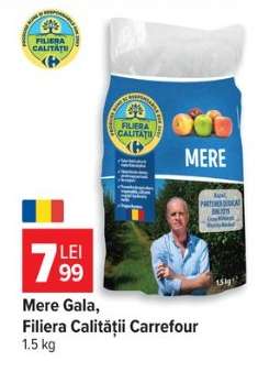 Mere Gala, Filiera Calității Carrefour