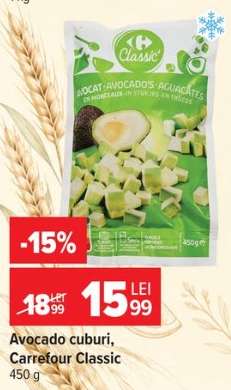 Avocado cuburi Carrefour Classic