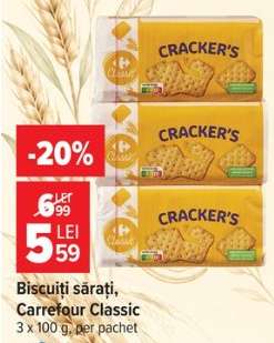 Biscuiți sărați, Carrefour Classic