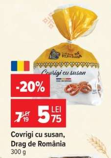 Covrigi cu susan, Drag de România
