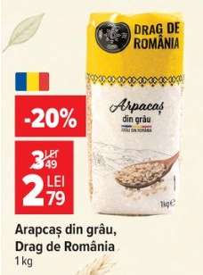 Arpacaș din grâu Drag de România