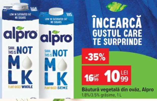 Băutură vegetală din ovăz Alpro