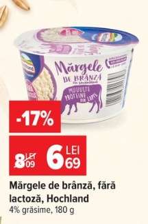 Mărgele de brânză, fără lactoză, Hochland