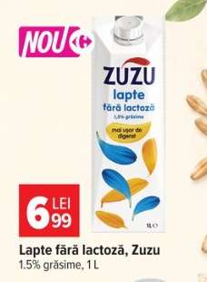 Lapte fără lactoză, Zuzu