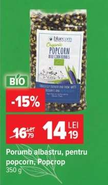 Porumb albastru, pentru popcorn, Popcrop