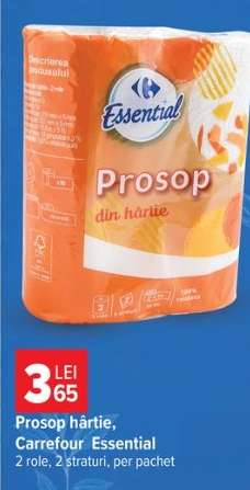 Prosop hârtie Carrefour Essential