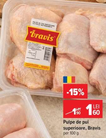 Pulpe de pui superioare, Bravis