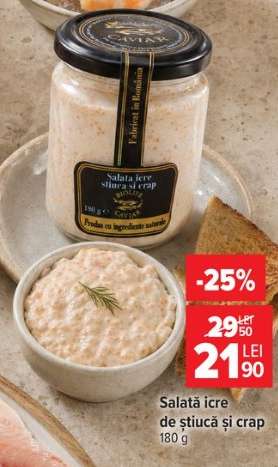 Salată icre de știucă și crap