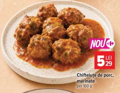 Chiftele de porc, marinate
