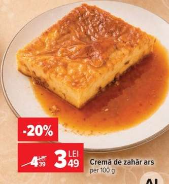 Cremă de zahăr ars