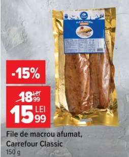 File de macrou afumat Carrefour Classic