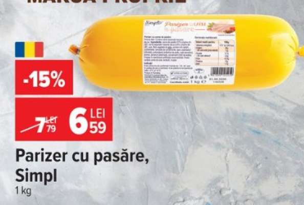 Parizer cu pasăre, Simpl