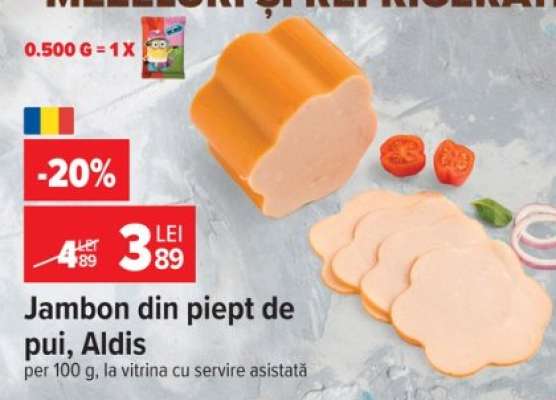 Jambon din piept de pui Aldis
