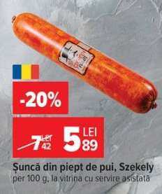 Șuncă din piept de pui, Szekely