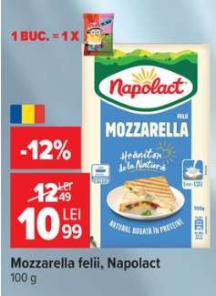 Mozzarella felii, Napolact