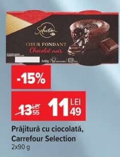 Prăjitură cu ciocolată Carrefour Selection