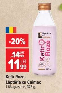 Kefir roze Lăptăria cu Caimac