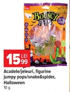 Acadele/jeleuri, figurine jumpy pops/snake&spider, Halloween