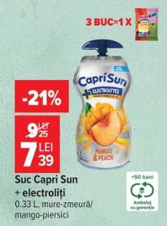 Suc Capri Sun + electroliți