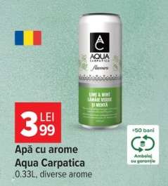 Apă cu arome Aqua Carpatica