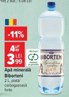 Apă minerală Biborțeni