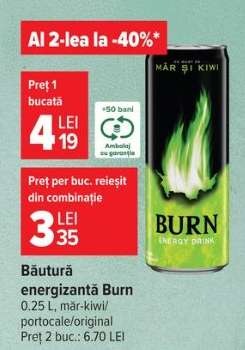 Băutură energizantă Burn