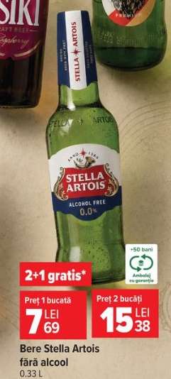 Bere Stella Artois fără alcool