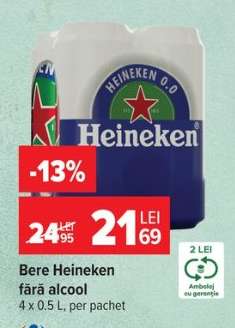 Bere Heineken fără alcool