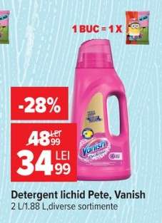 Detergent lichid Pete, Vanish