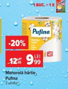 Monorolă hârtie, Pufina