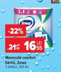 Monorolă comfort hârtie, Zewa