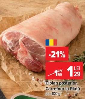 Ciolan posterior, Carrefour la Piață