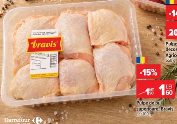 Pulpe de pui superioare, Bravis