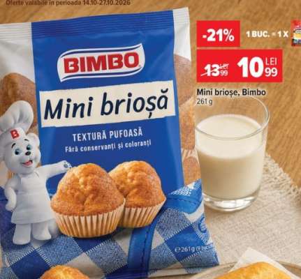 Mini brioșă, Bimbo