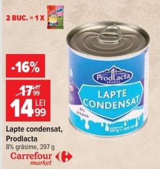 Lapte condensat Prodlacta