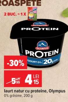 Iaurt natur cu proteine Olympus