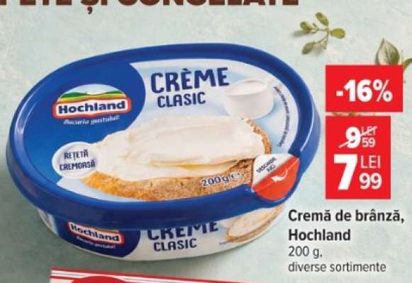 Cremă de brânză Hochland