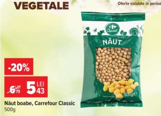 Năut boabe Carrefour Classic